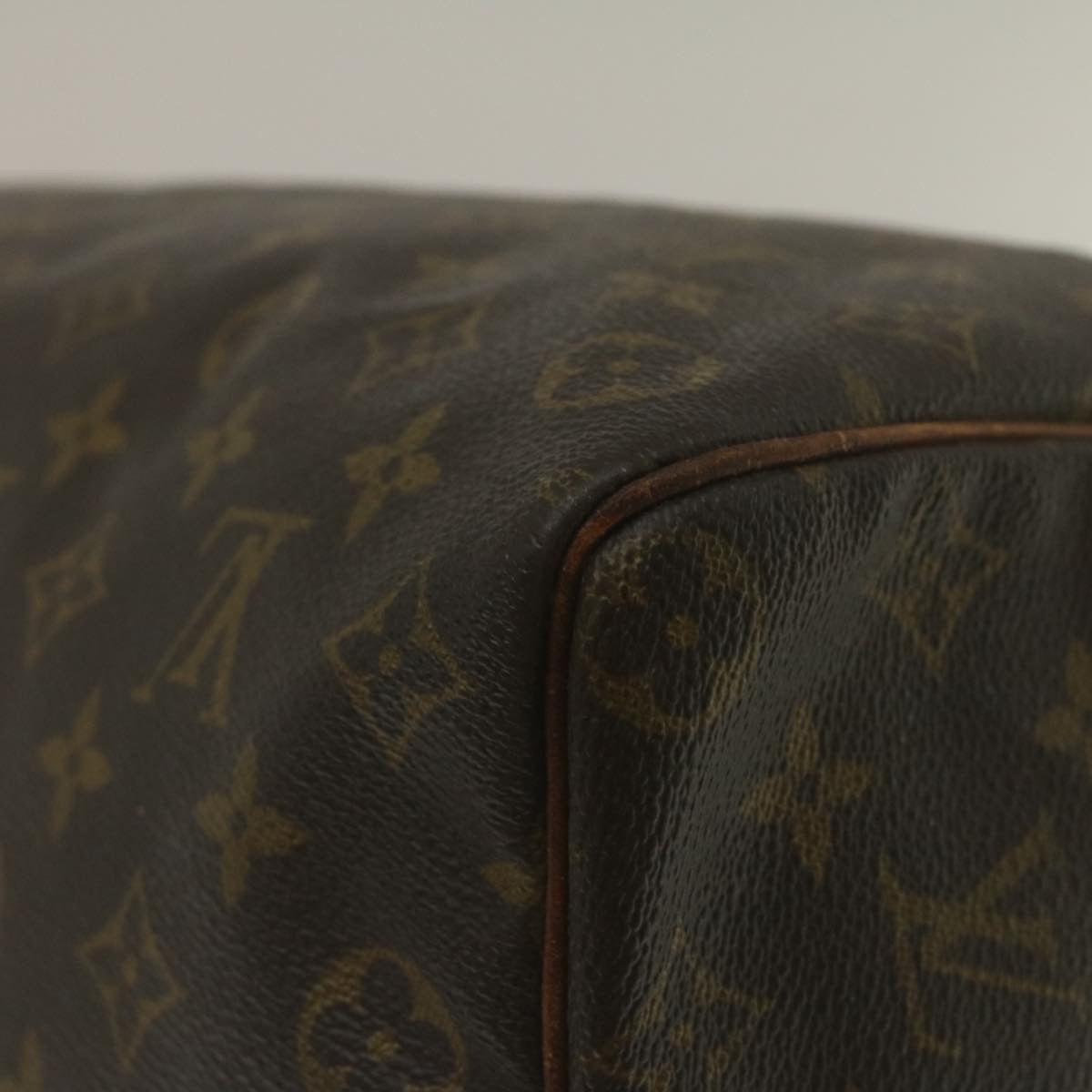 LOUIS VUITTON Monogram Speedy 35 Hand Bag M41524 LV Auth jk1027