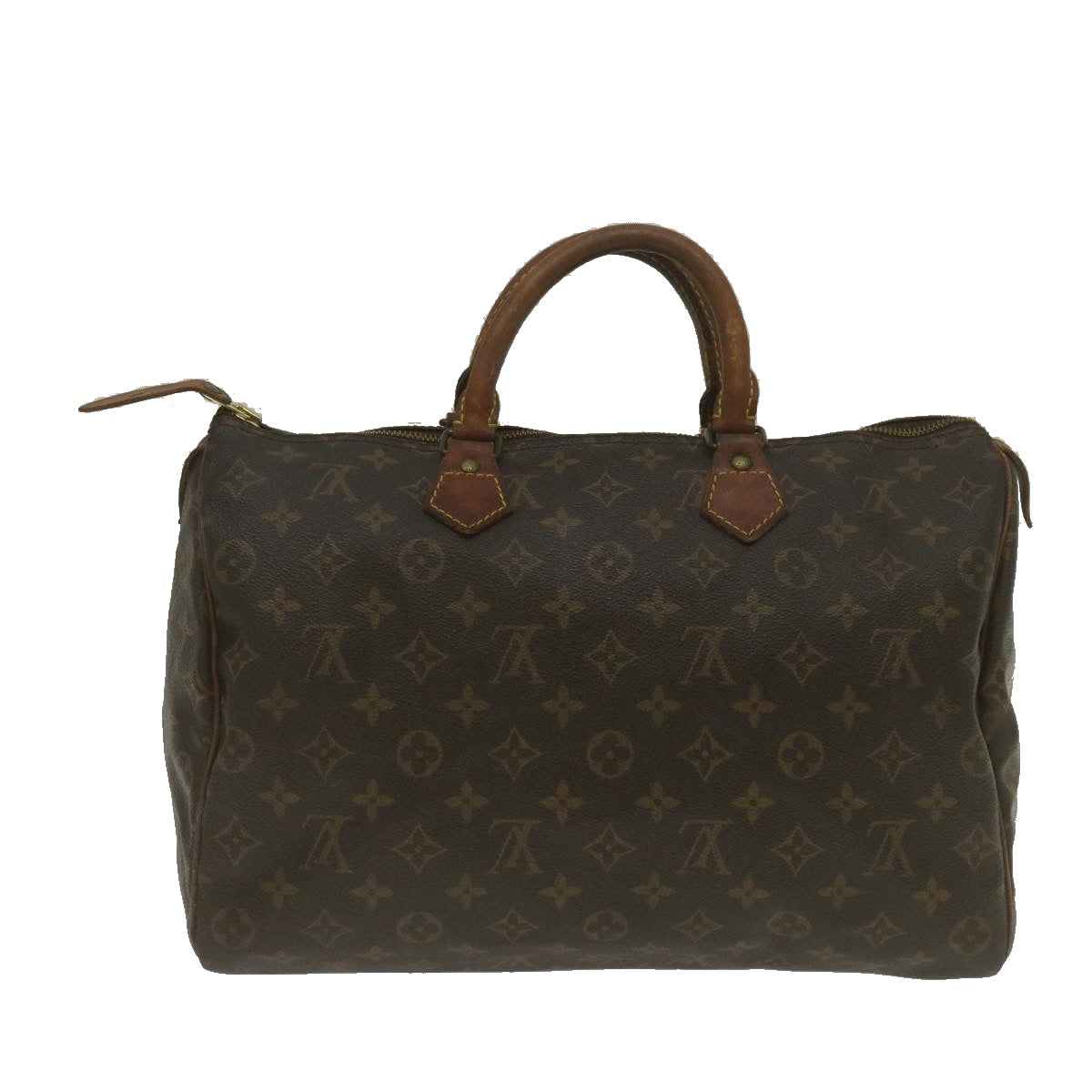 LOUIS VUITTON Monogram Speedy 35 Hand Bag M41524 LV Auth jk1027