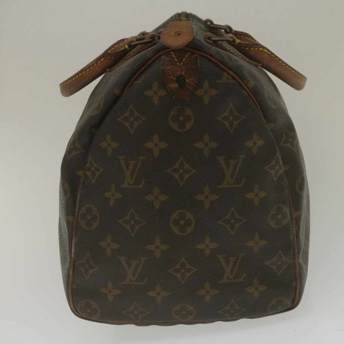 LOUIS VUITTON Monogram Speedy 35 Hand Bag M41524 LV Auth jk1027