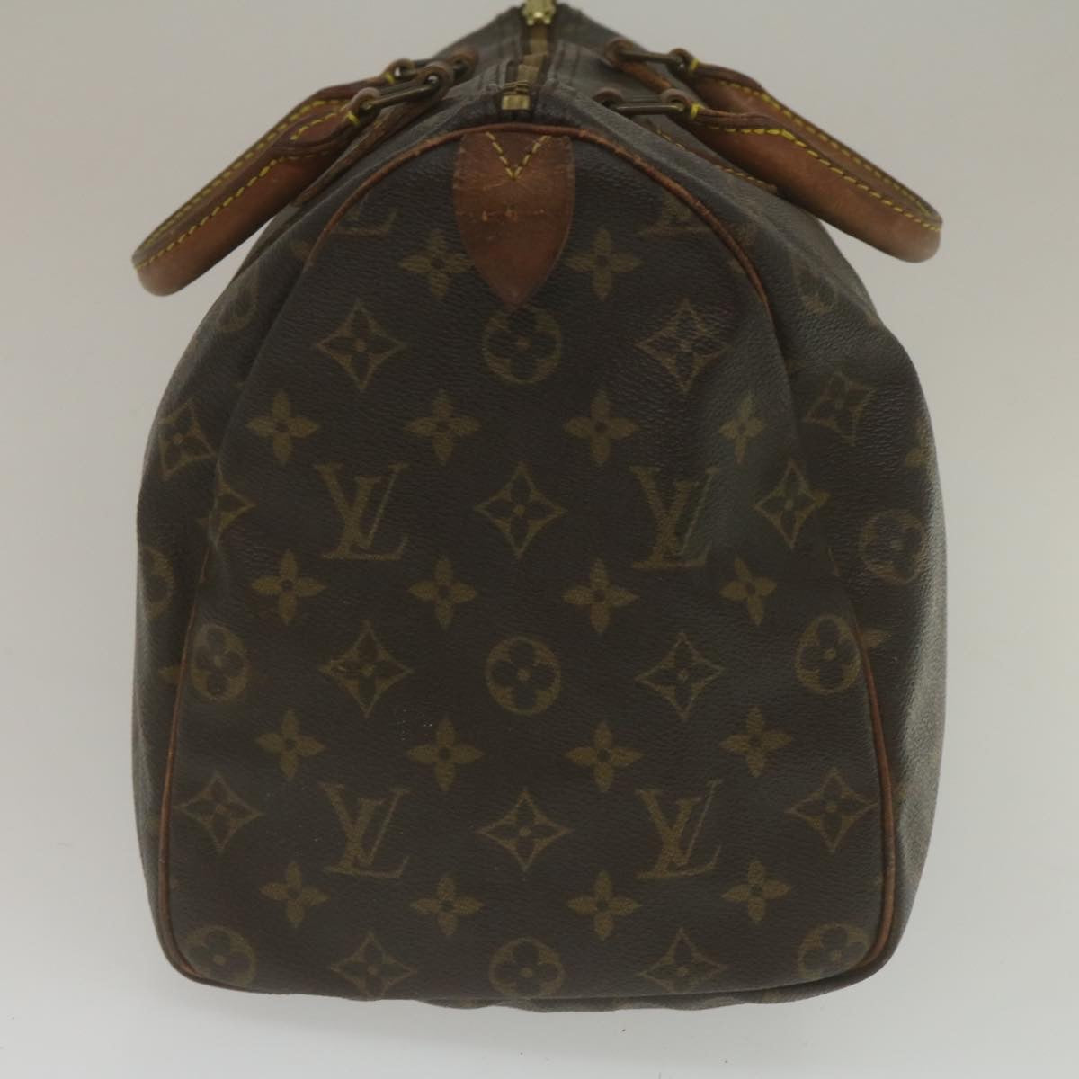 LOUIS VUITTON Monogram Speedy 35 Hand Bag M41524 LV Auth jk1027