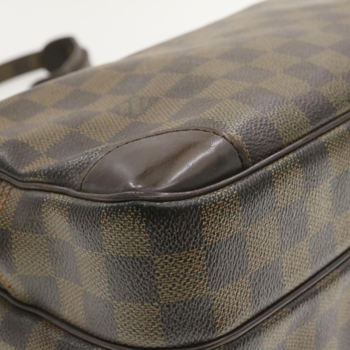 LOUIS VUITTON Damier Ebene Nile Shoulder Bag N48074 LV Auth jk103