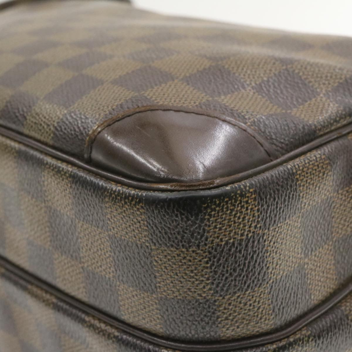 LOUIS VUITTON Damier Ebene Nile Shoulder Bag N48074 LV Auth jk103