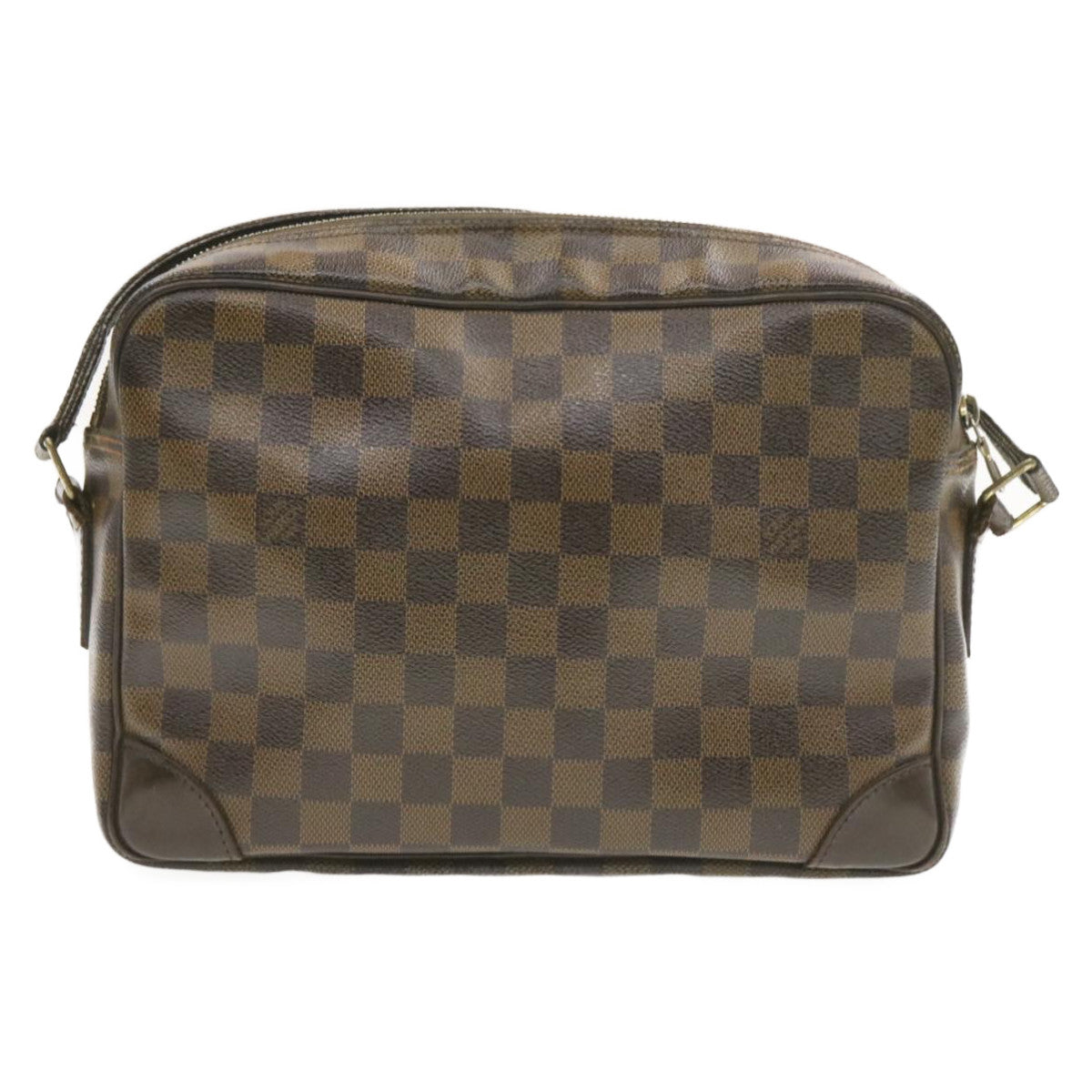 LOUIS VUITTON Damier Ebene Nile Shoulder Bag N48074 LV Auth jk103