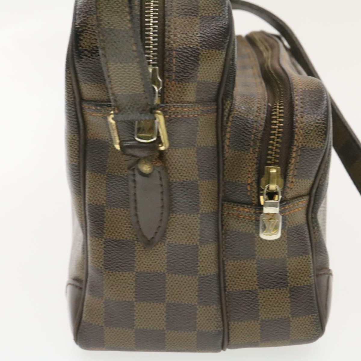 LOUIS VUITTON Damier Ebene Nile Shoulder Bag N48074 LV Auth jk103