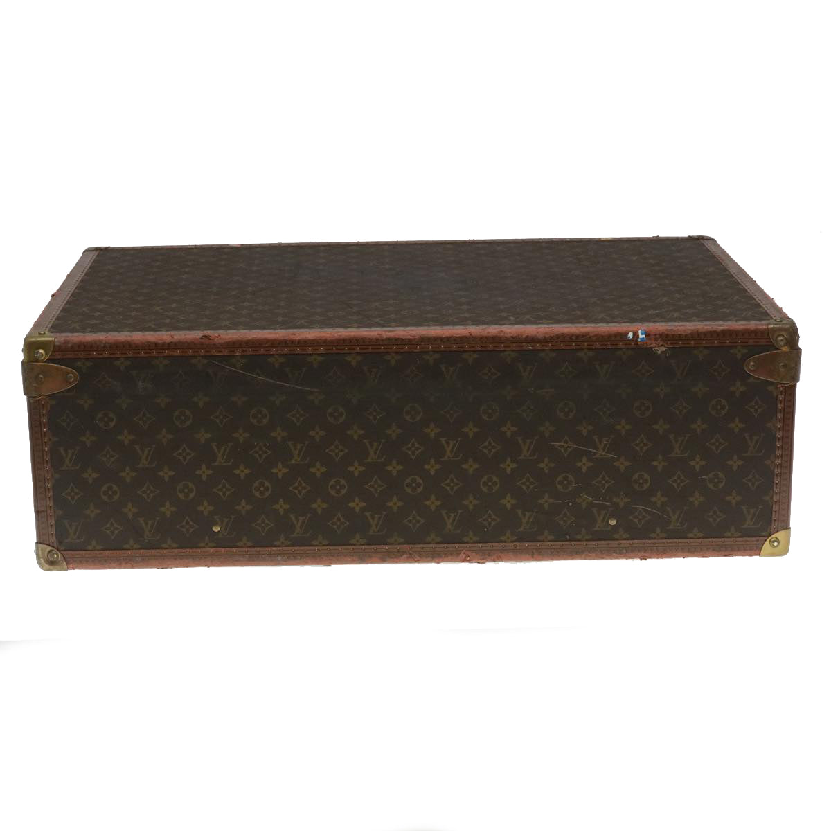 LOUIS VUITTON Monogram Alzer 80 Trunk Vintage M21222 LV Auth jk1067A