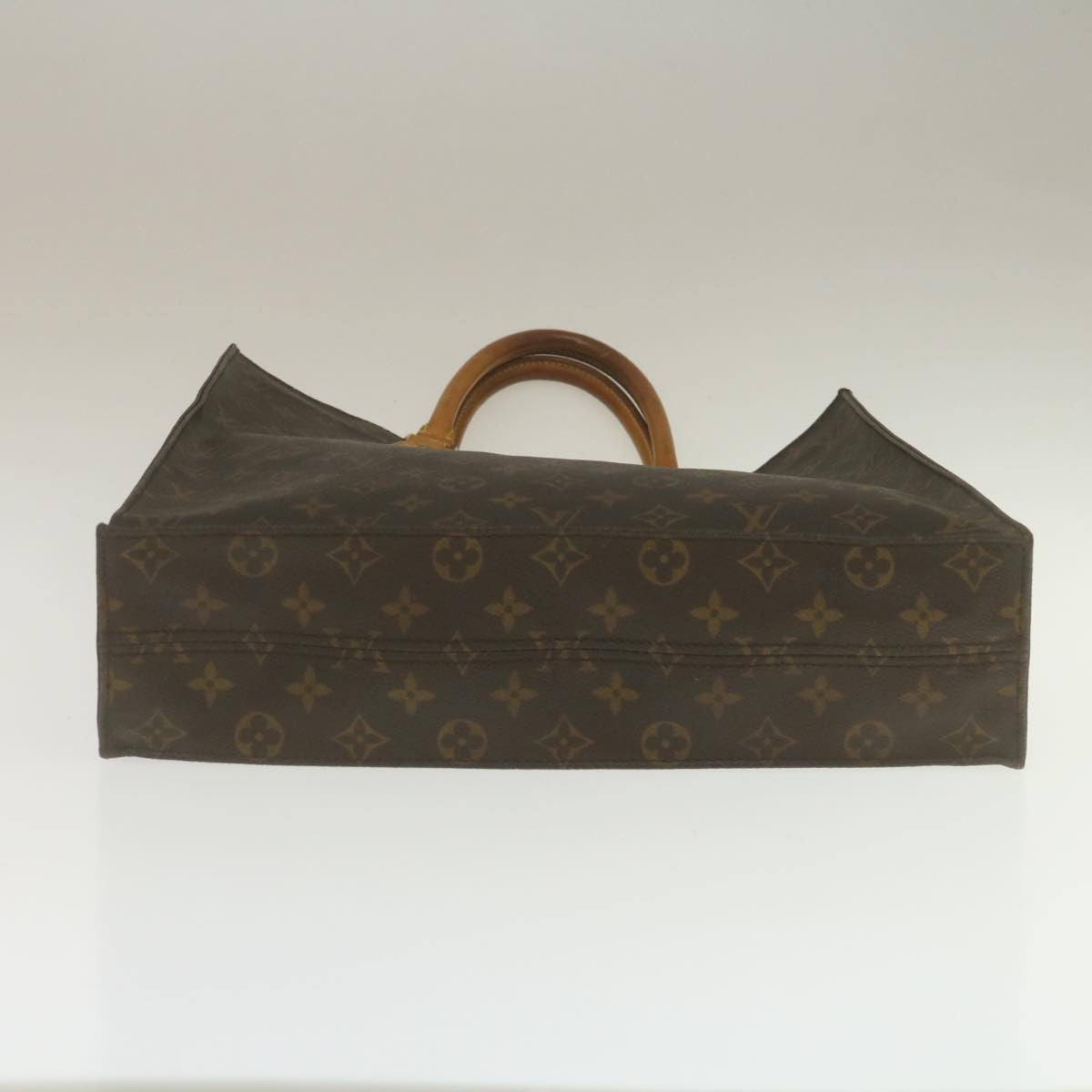 LOUIS VUITTON Monogram Sac Plat Hand Bag M51140 LV Auth jk1106