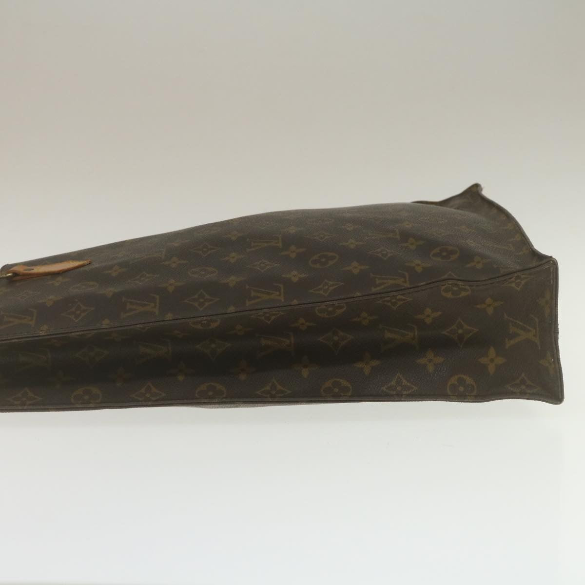 LOUIS VUITTON Monogram Sac Plat Hand Bag M51140 LV Auth jk1107