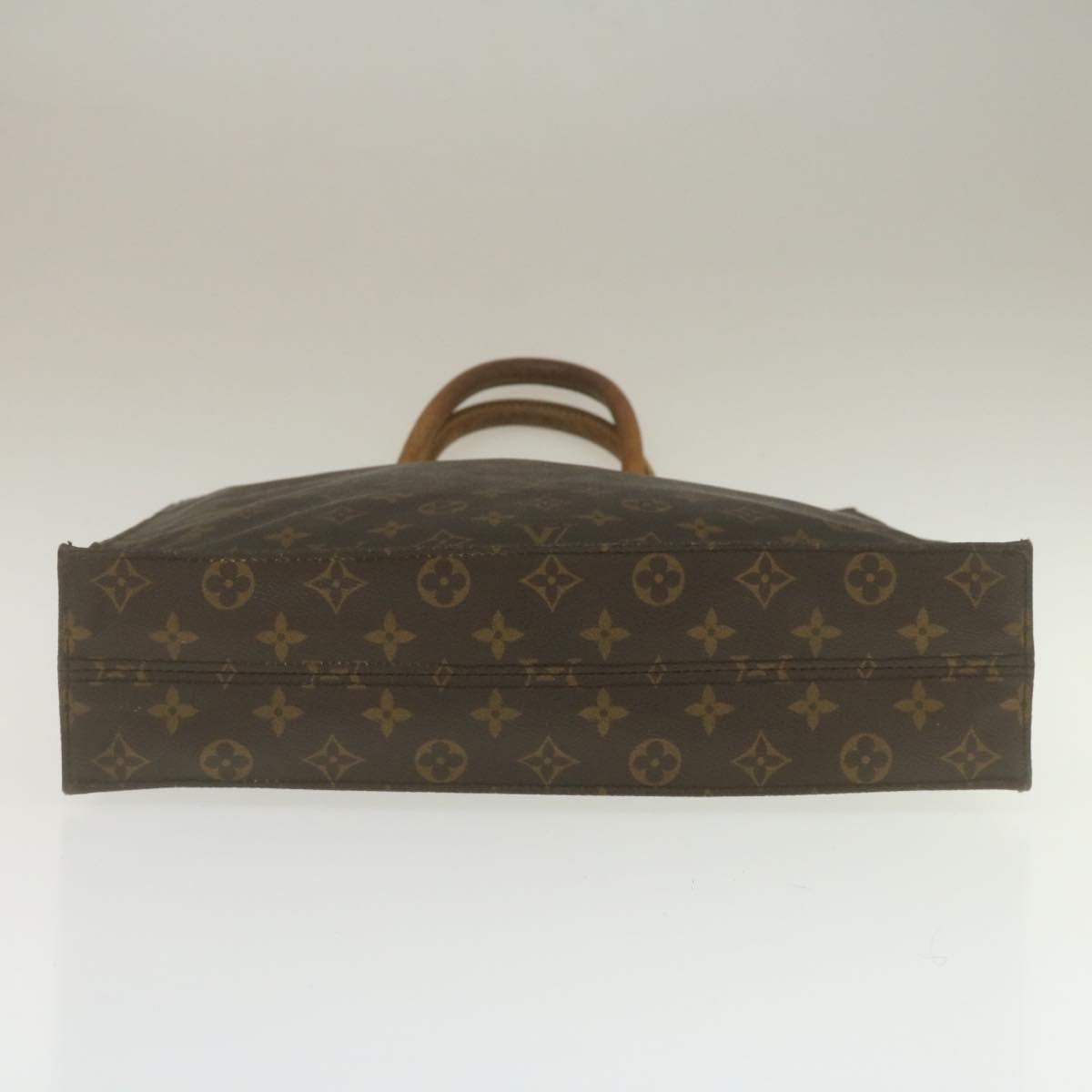 LOUIS VUITTON Monogram Sac Plat Hand Bag M51140 LV Auth jk1107