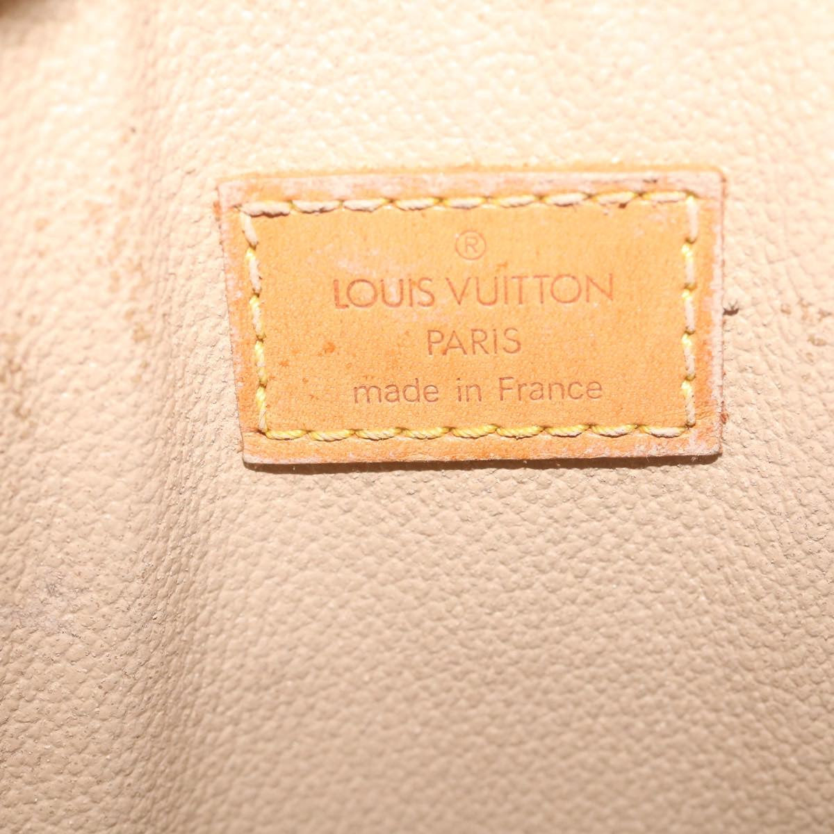 LOUIS VUITTON Monogram Sac Plat Hand Bag M51140 LV Auth jk1109