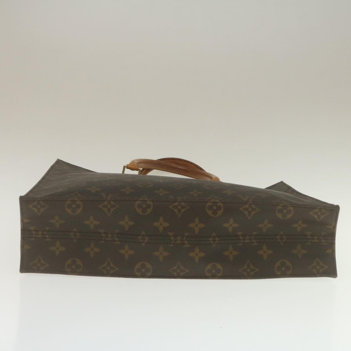 LOUIS VUITTON Monogram Sac Plat Hand Bag M51140 LV Auth jk1109