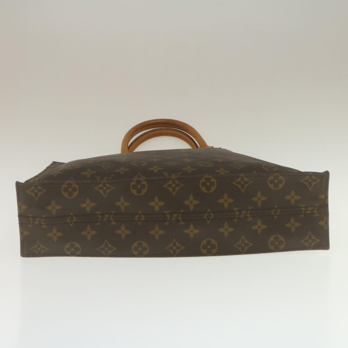 LOUIS VUITTON Monogram Sac Plat Hand Bag M51140 LV Auth jk1111