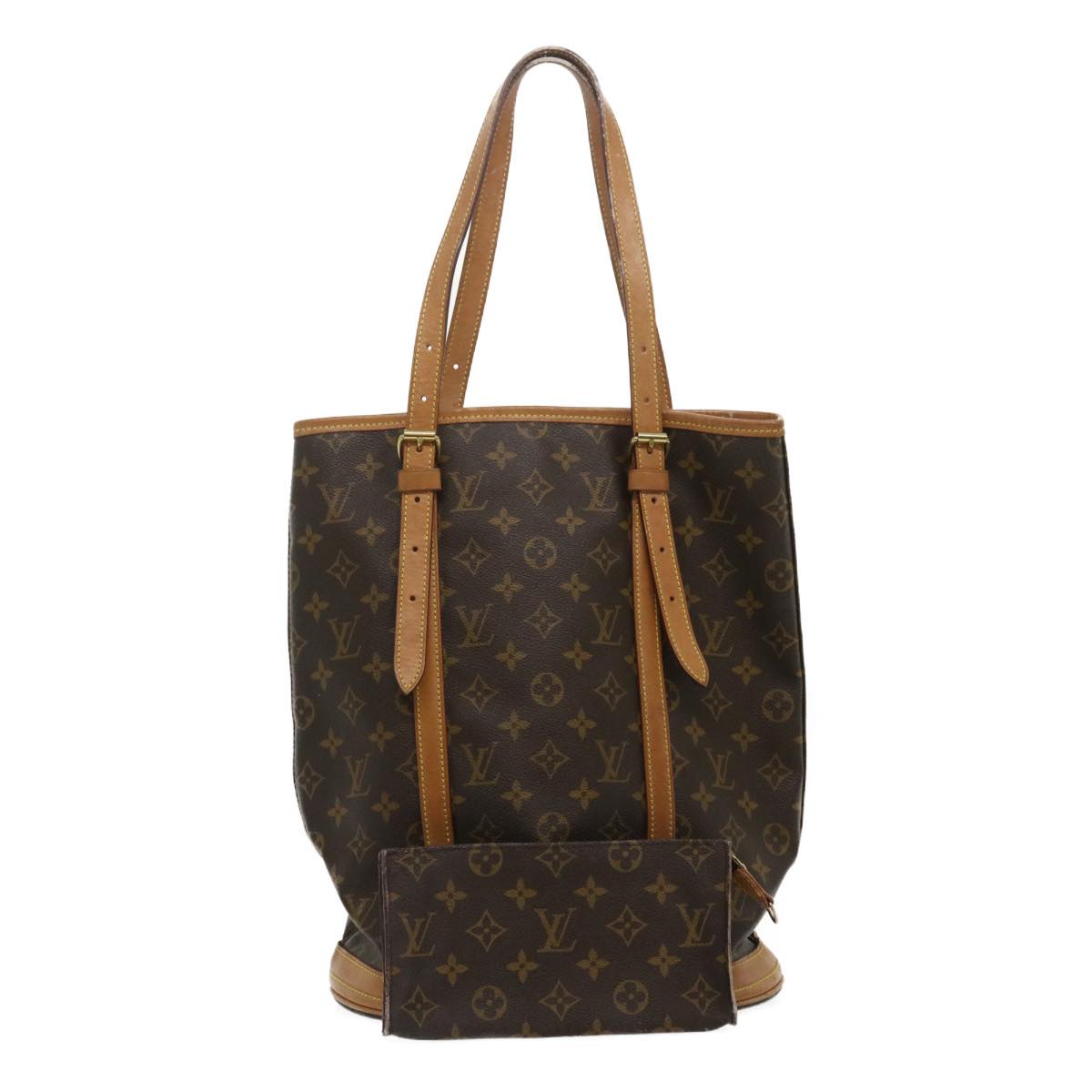 LOUIS VUITTON Monogram Bucket GM Shoulder Bag M42236 LV Auth jk1132