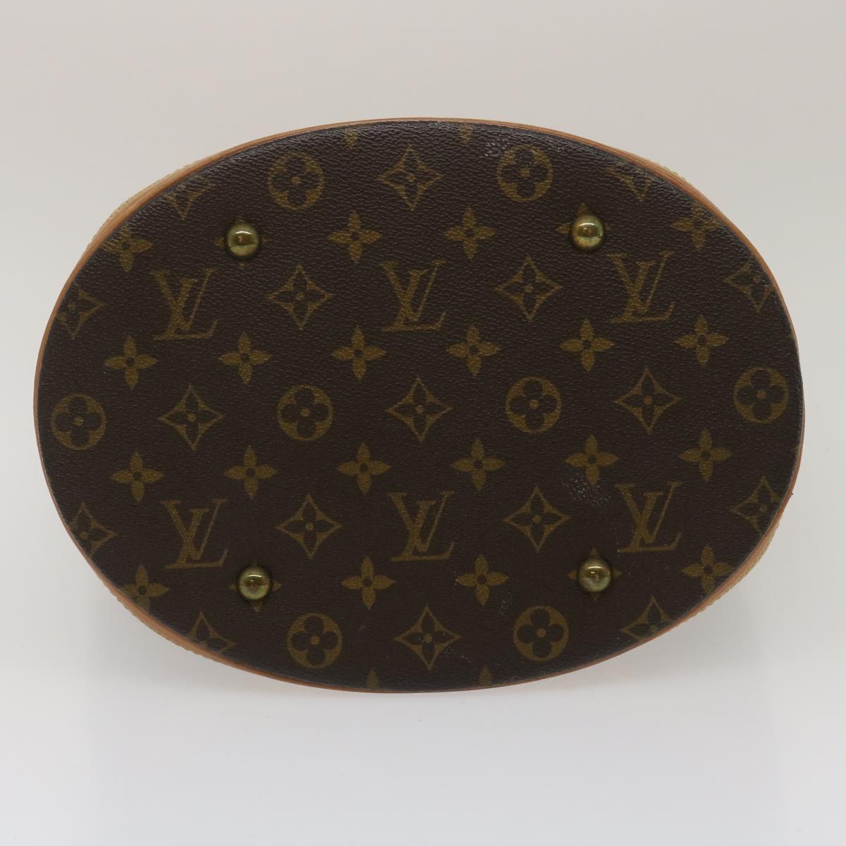 LOUIS VUITTON Monogram Bucket GM Shoulder Bag M42236 LV Auth jk1132