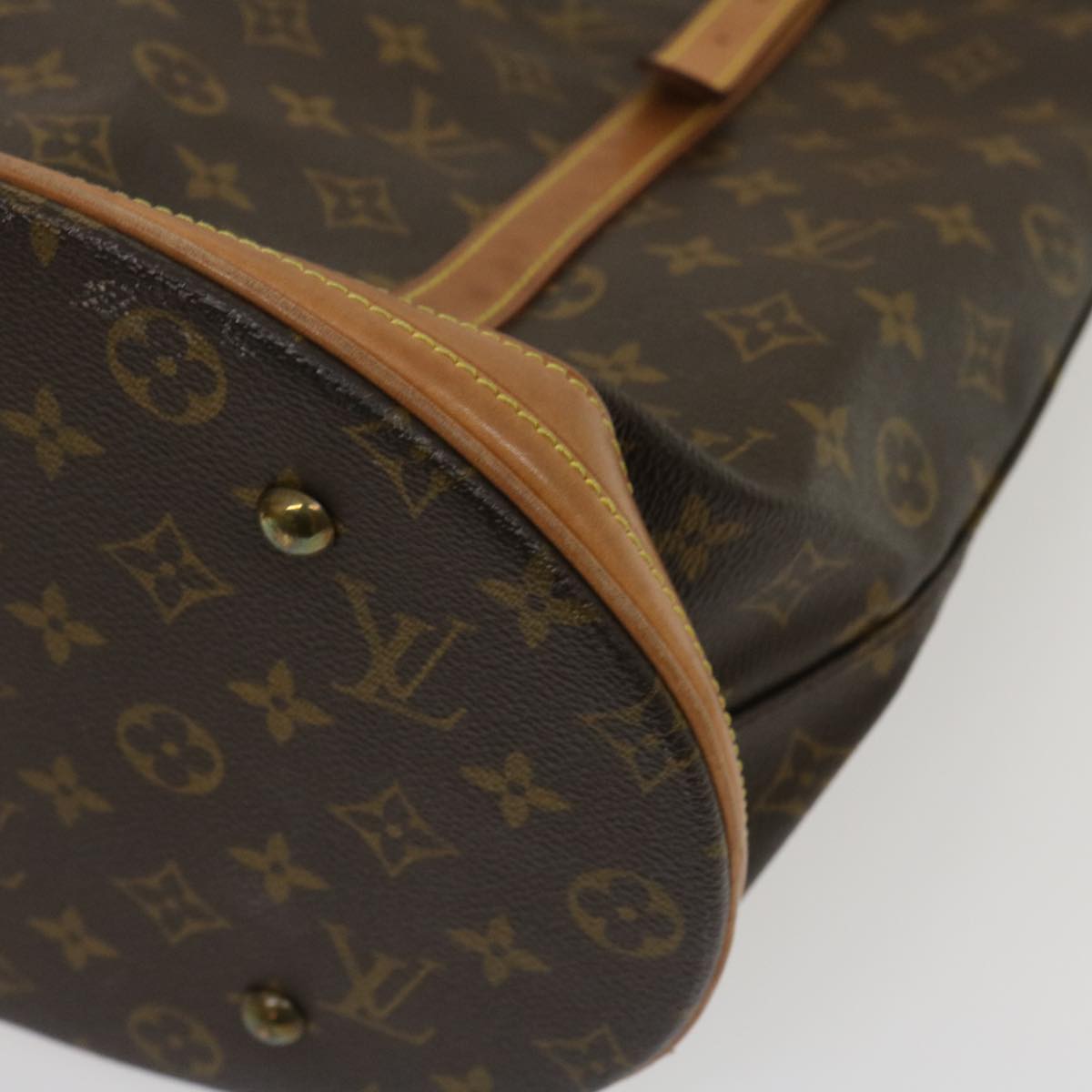 LOUIS VUITTON Monogram Bucket GM Shoulder Bag M42236 LV Auth jk1132