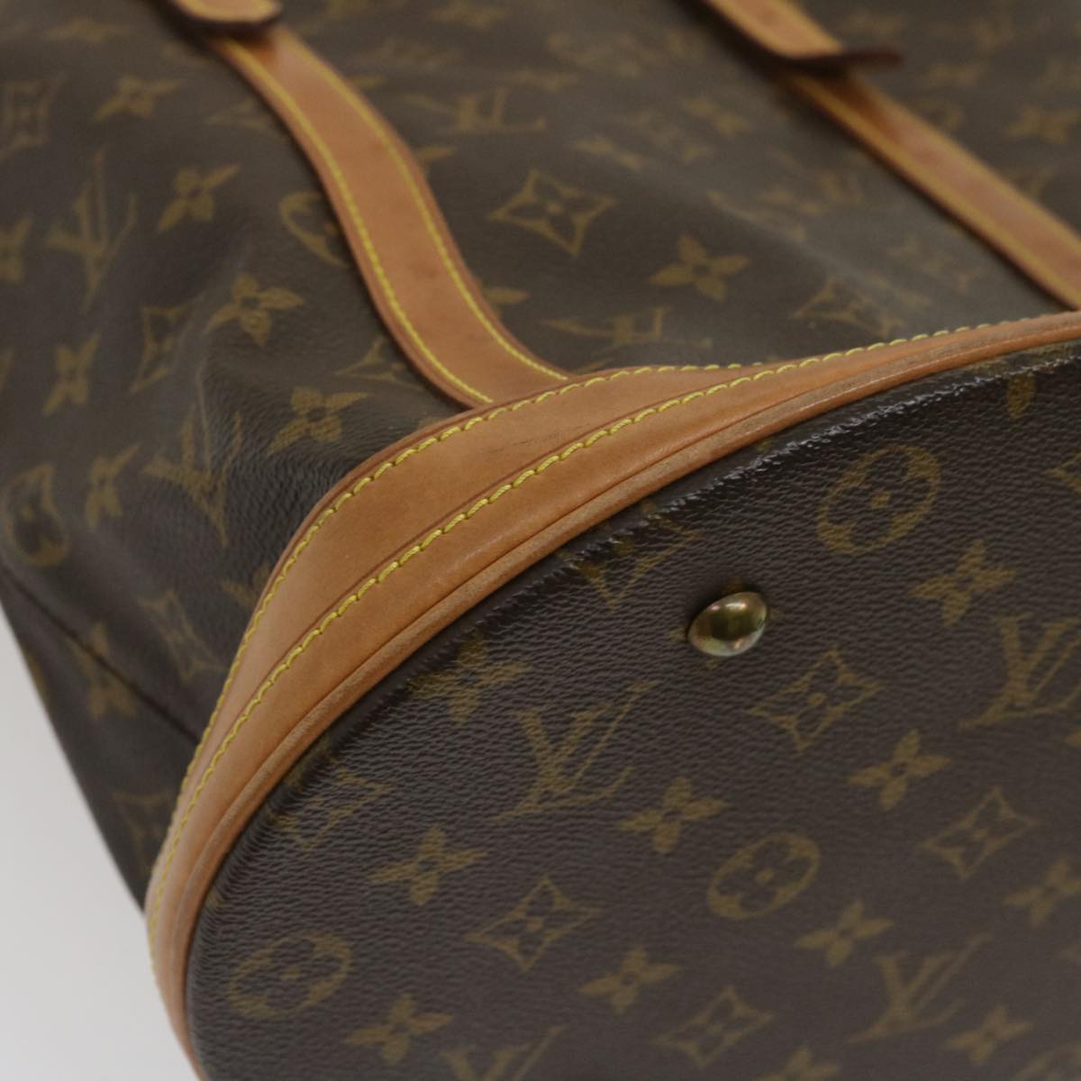 LOUIS VUITTON Monogram Bucket GM Shoulder Bag M42236 LV Auth jk1132