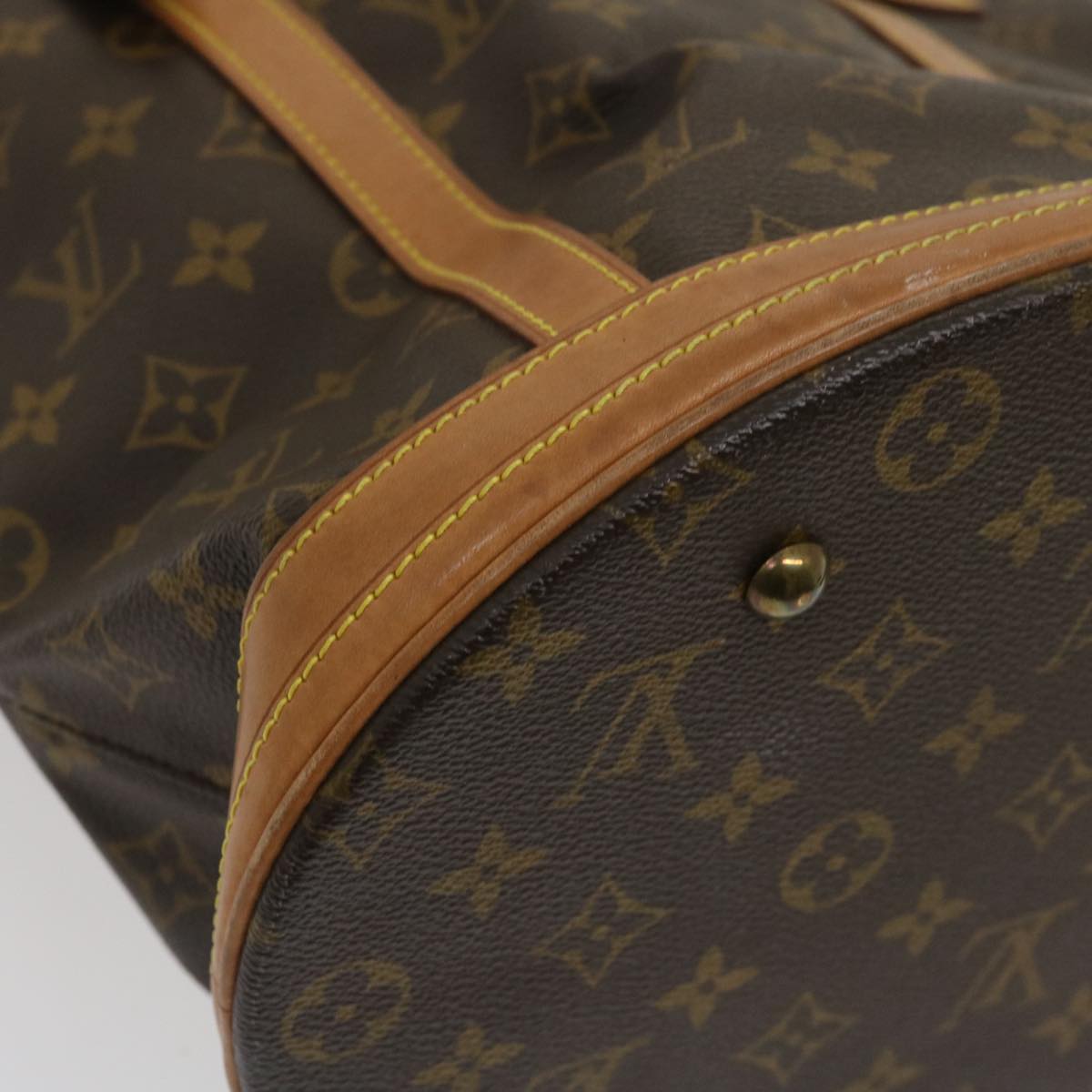 LOUIS VUITTON Monogram Bucket GM Shoulder Bag M42236 LV Auth jk1132