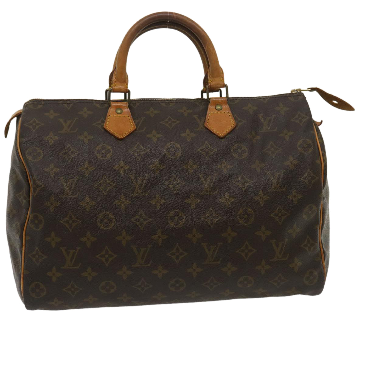 LOUIS VUITTON Monogram Speedy 35 Hand Bag M41524 LV Auth jk1150