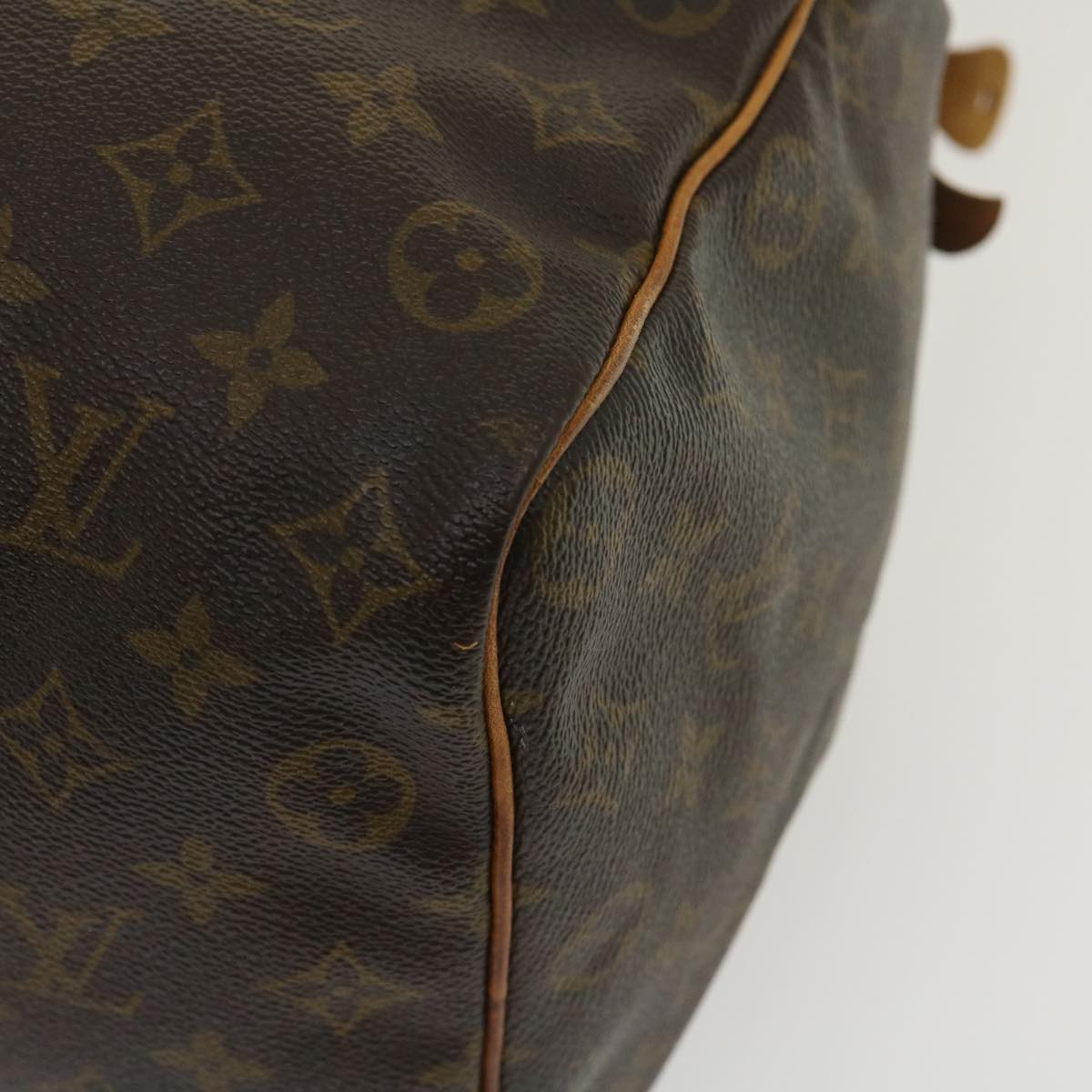 LOUIS VUITTON Monogram Speedy 35 Hand Bag M41524 LV Auth jk1150