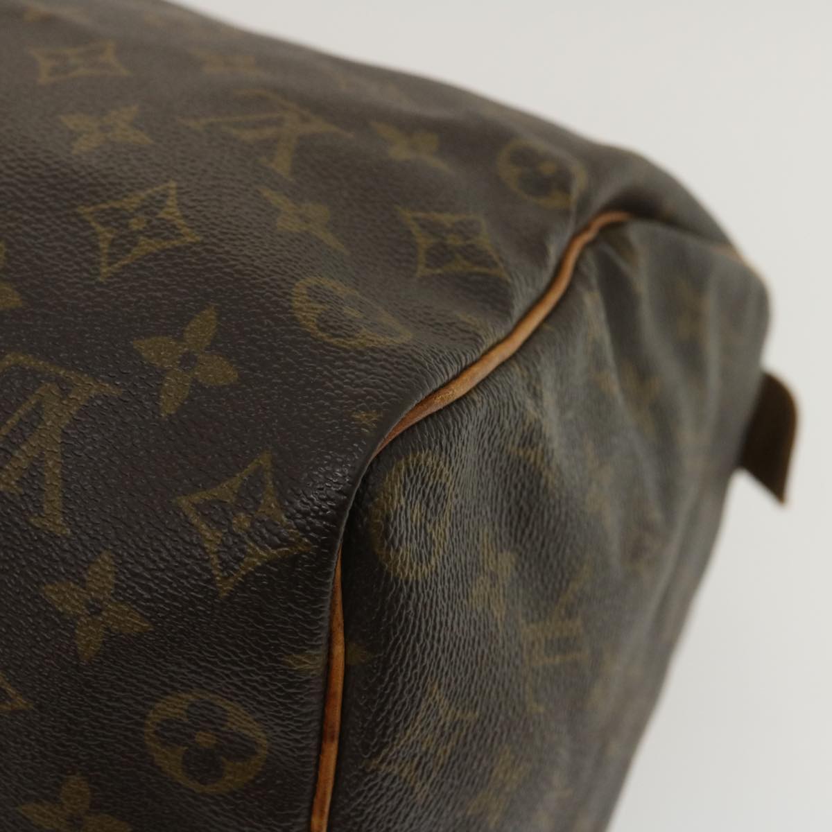 LOUIS VUITTON Monogram Speedy 35 Hand Bag M41524 LV Auth jk1150