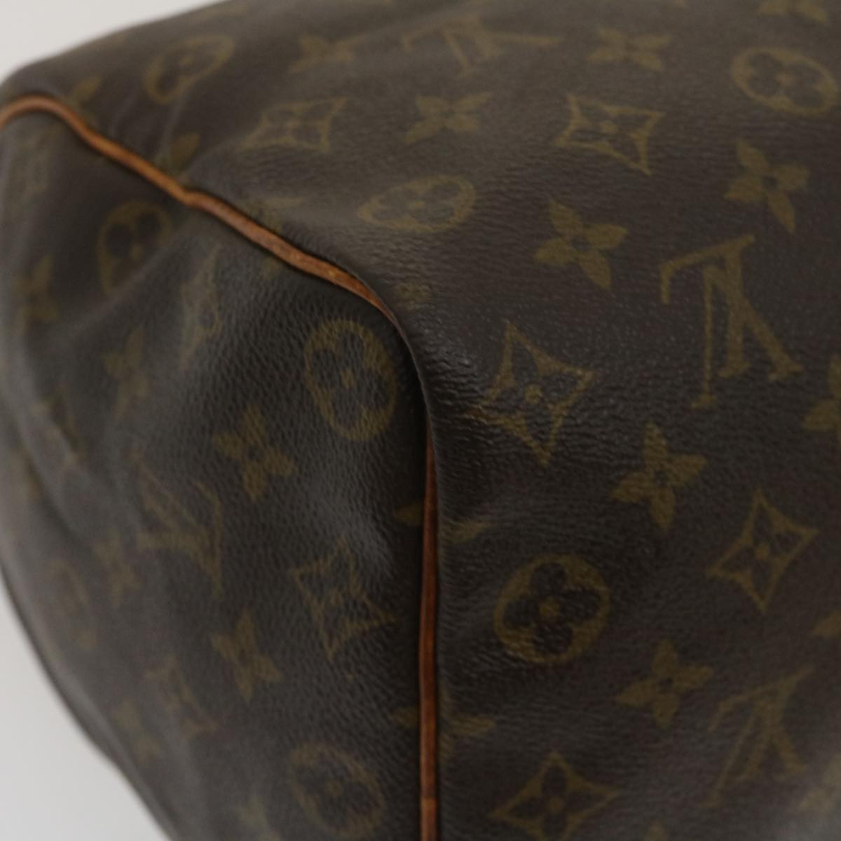 LOUIS VUITTON Monogram Speedy 35 Hand Bag M41524 LV Auth jk1150