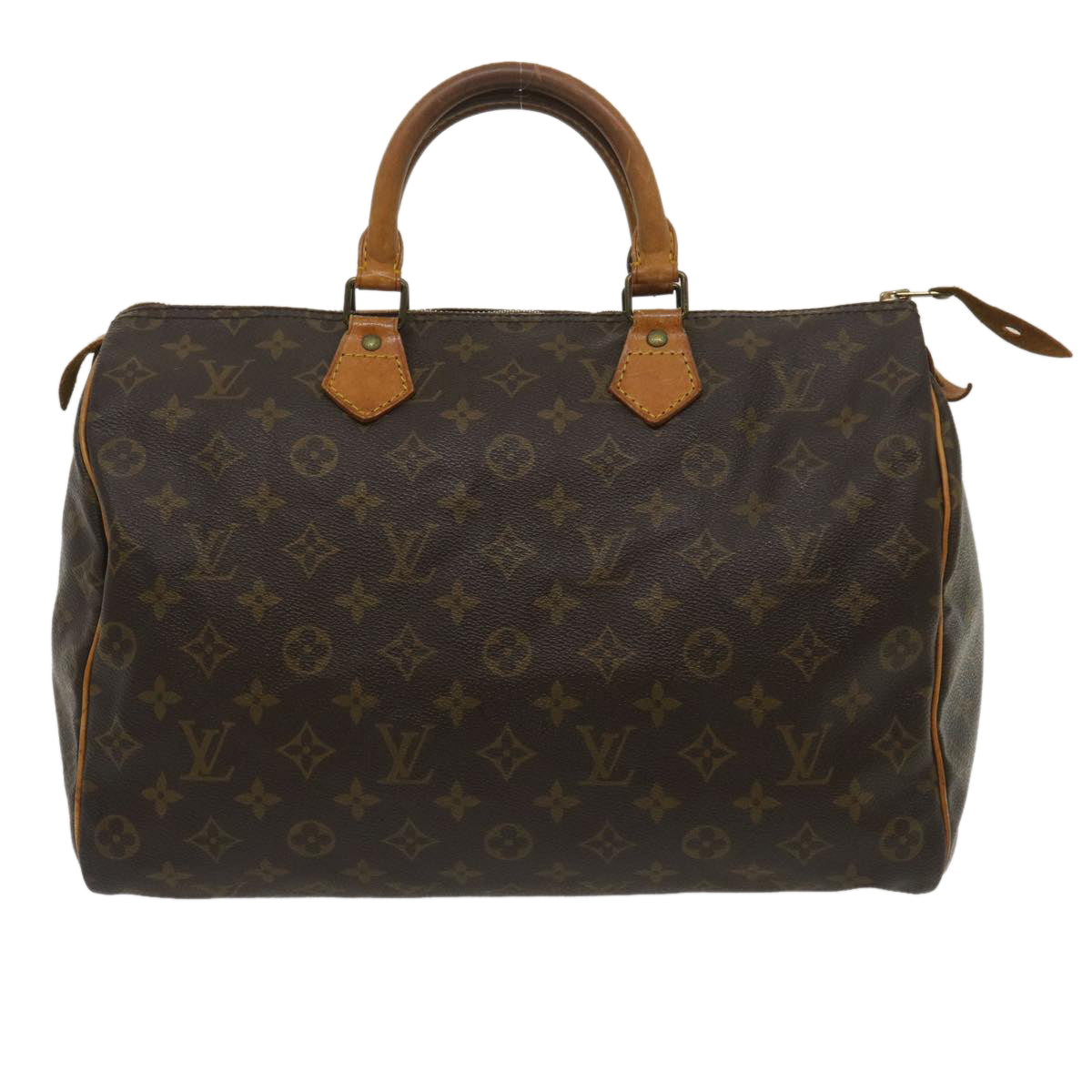 LOUIS VUITTON Monogram Speedy 35 Hand Bag M41524 LV Auth jk1150