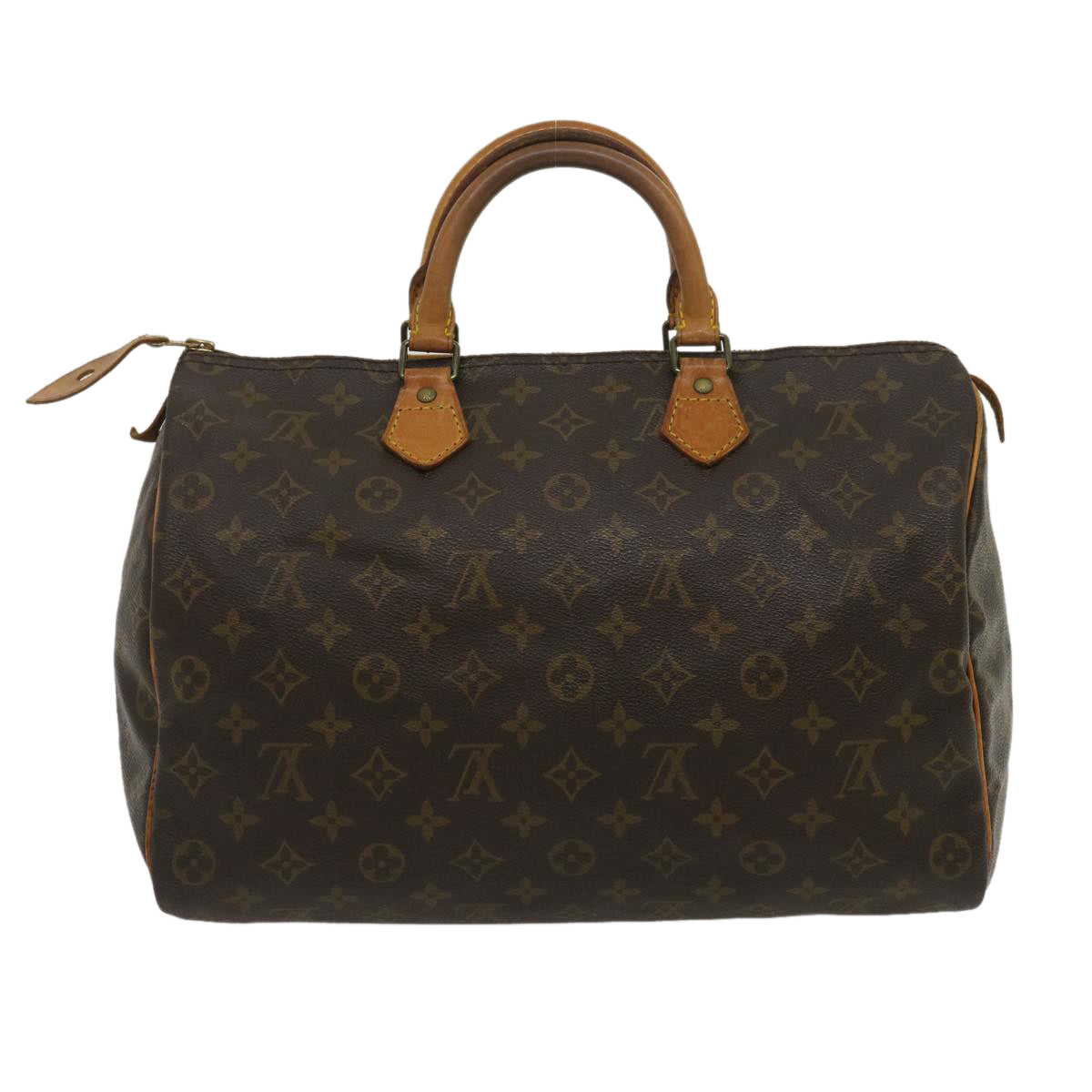 LOUIS VUITTON Monogram Speedy 35 Hand Bag M41524 LV Auth jk1150