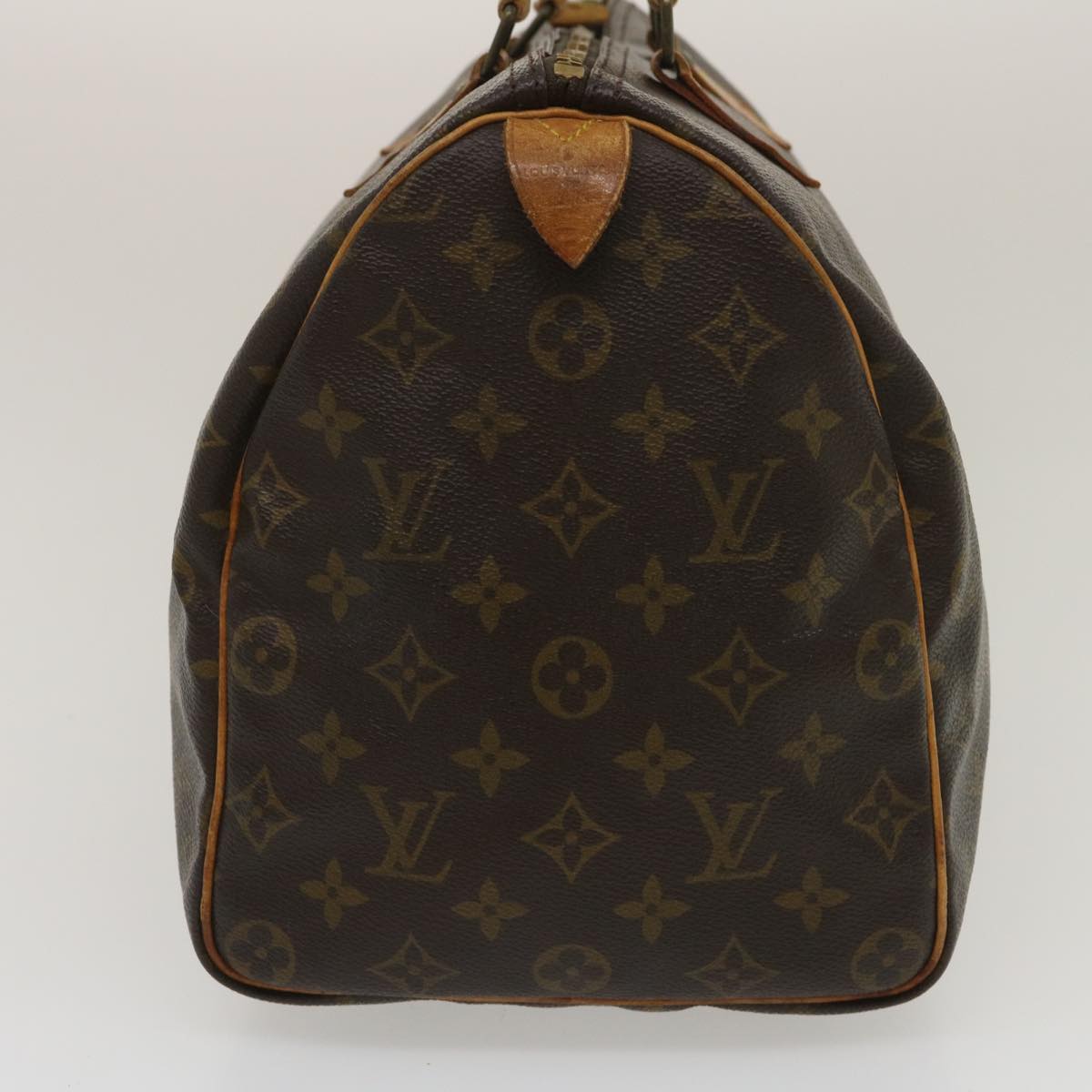 LOUIS VUITTON Monogram Speedy 35 Hand Bag M41524 LV Auth jk1150