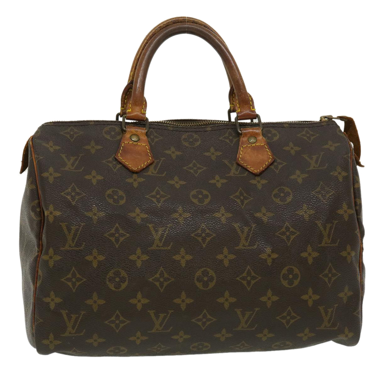 LOUIS VUITTON Monogram Speedy 30 Hand Bag M41526 LV Auth jk1179