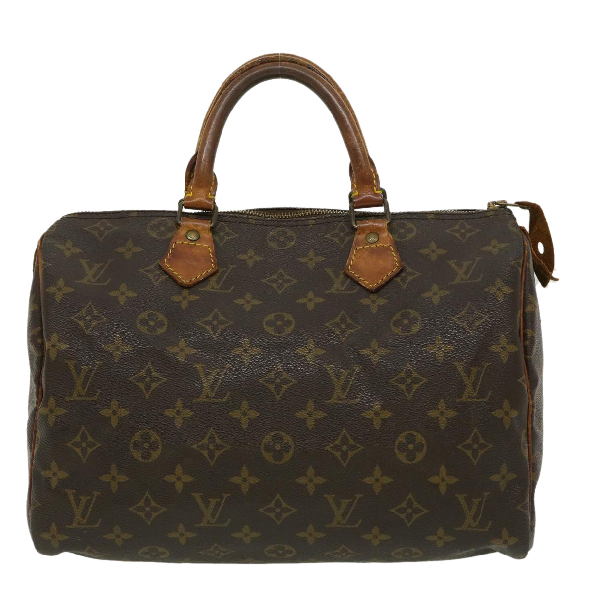 LOUIS VUITTON Monogram Speedy 30 Hand Bag M41526 LV Auth jk1179