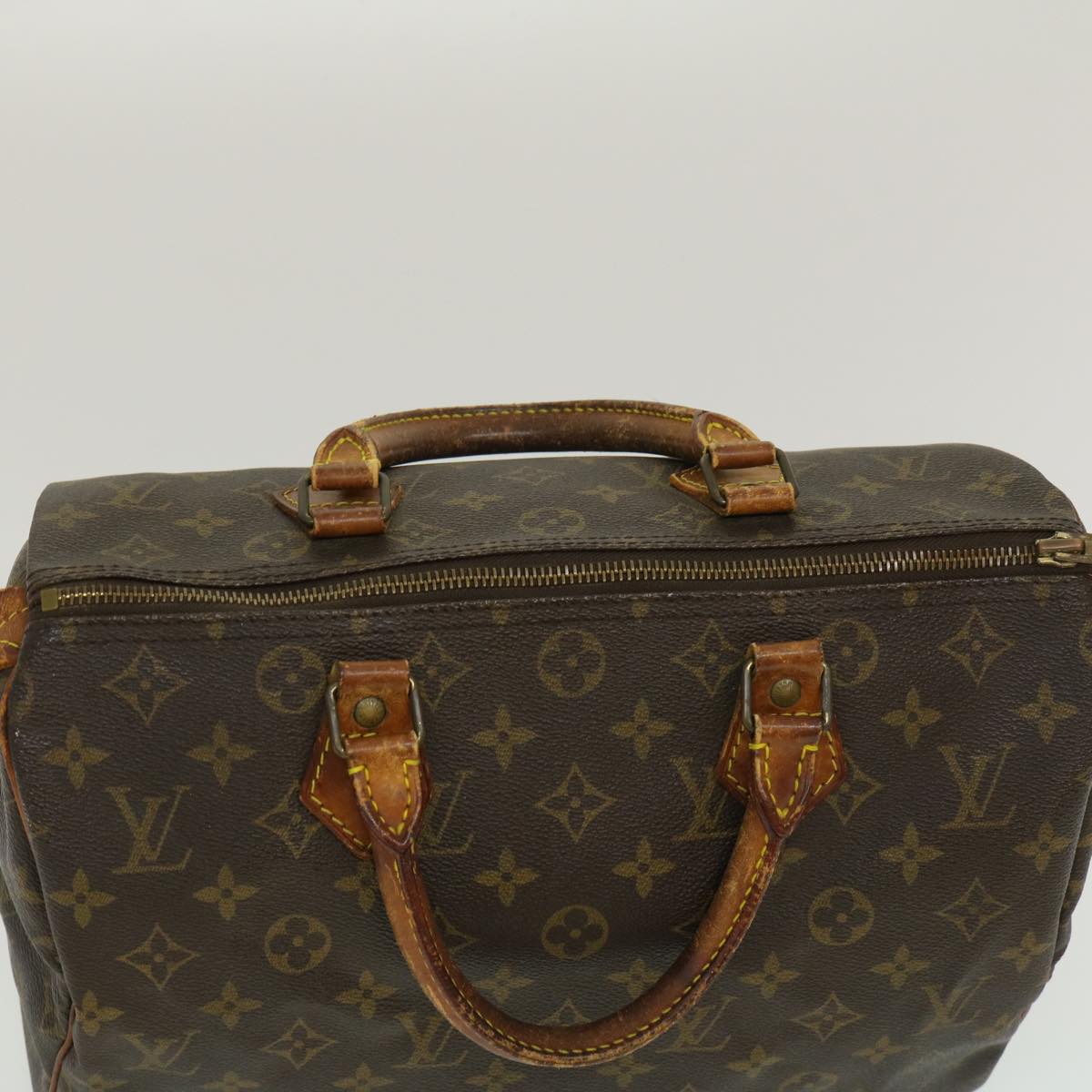 LOUIS VUITTON Monogram Speedy 30 Hand Bag M41526 LV Auth jk1179