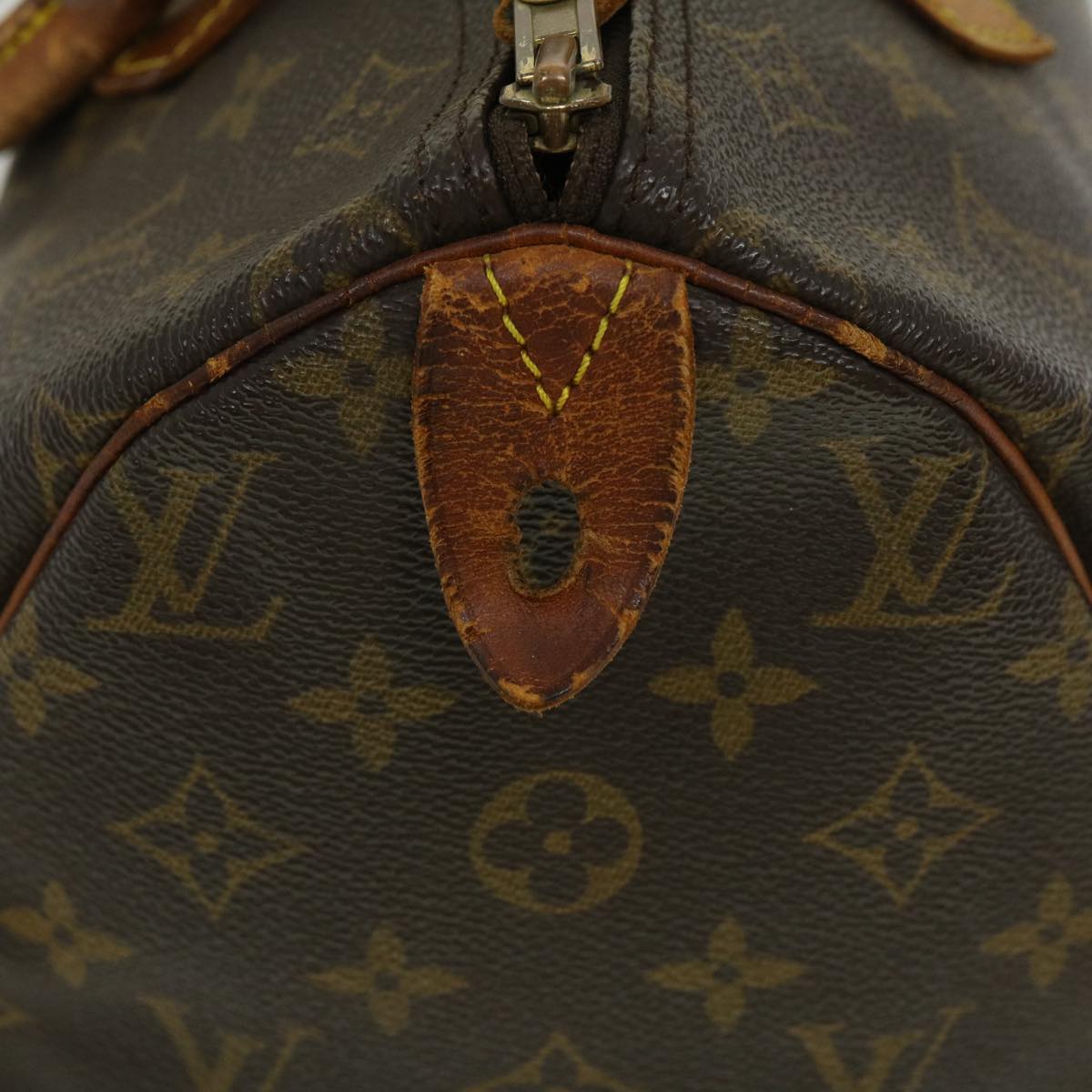 LOUIS VUITTON Monogram Speedy 30 Hand Bag M41526 LV Auth jk1179