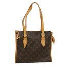 LOUIS VUITTON Monogram Popincourt Haut Tote Bag M40007 LV Auth jk1183-1