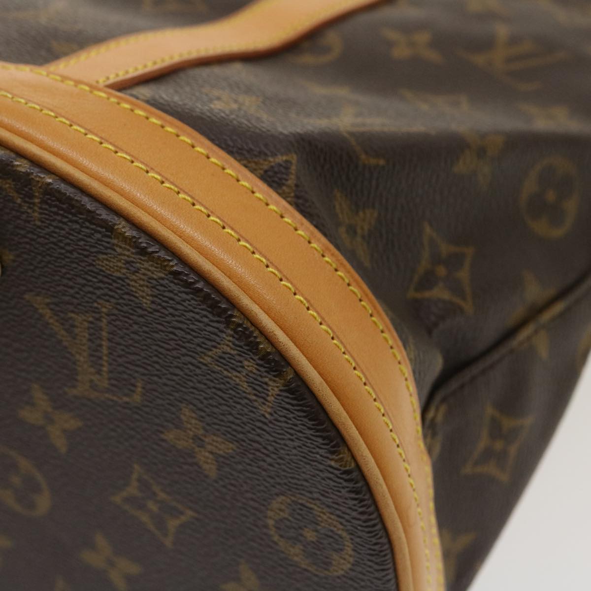 LOUIS VUITTON Monogram Bucket GM Shoulder Bag M42236 LV Auth jk1259