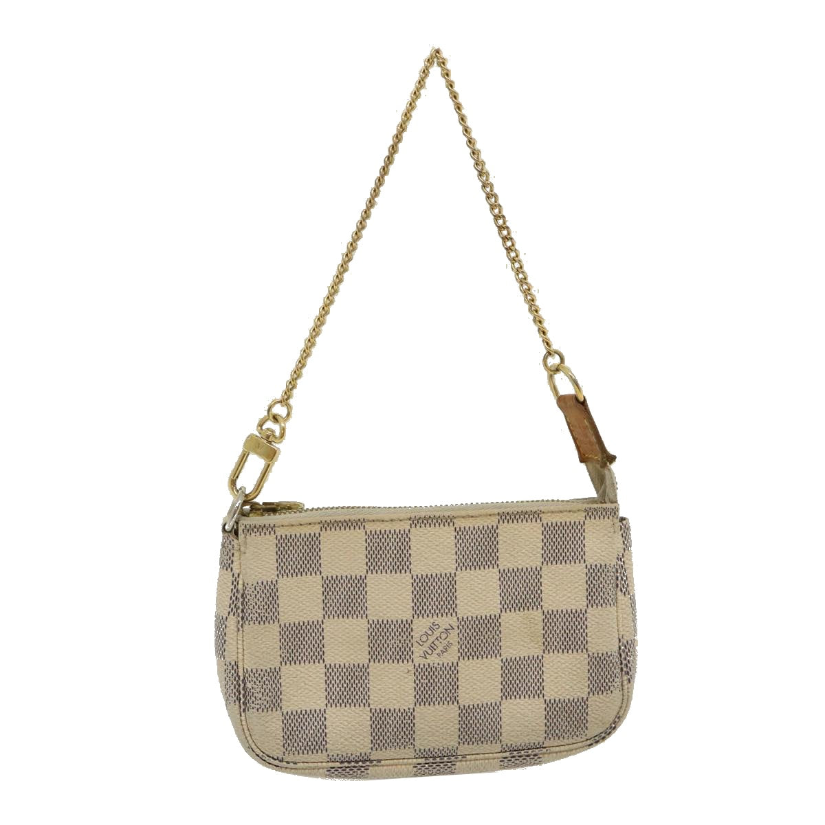 LOUIS VUITTON Damier Azur Mini Pochette Accessoires Pouch N58010 LV Auth  jk1270