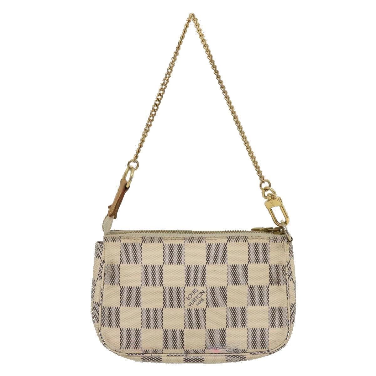 LOUIS VUITTON Damier Azur Mini Pochette Accessoires Pouch N58010 LV Auth  jk1270 - 0