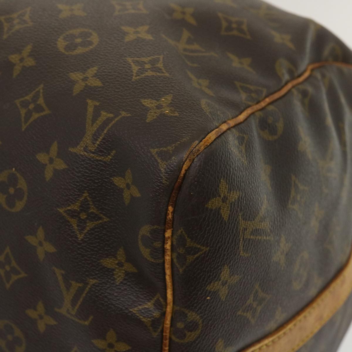 LOUIS VUITTON Monogram Keepall Bandouliere 55 Boston Bag M41414 LV Auth jk1278