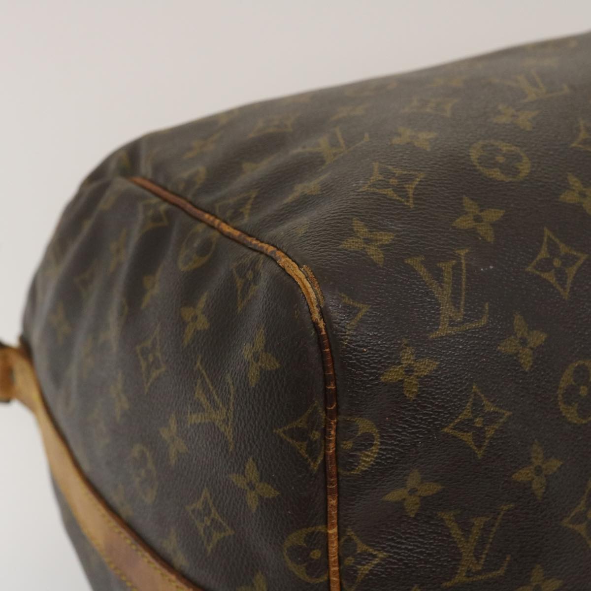 LOUIS VUITTON Monogram Keepall Bandouliere 55 Boston Bag M41414 LV Auth jk1278