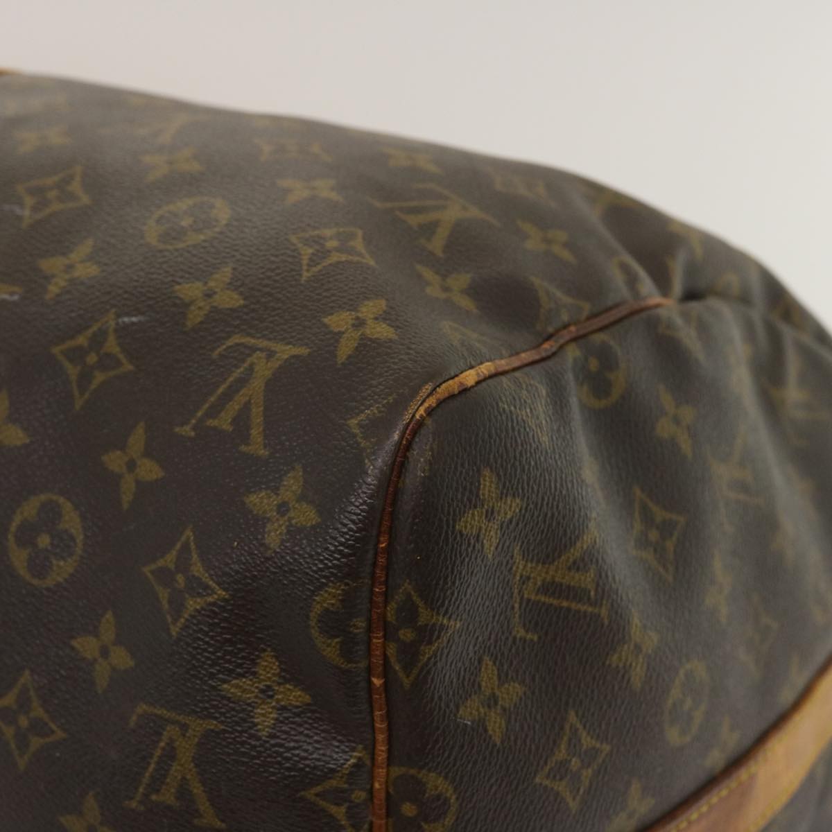 LOUIS VUITTON Monogram Keepall Bandouliere 55 Boston Bag M41414 LV Auth jk1278