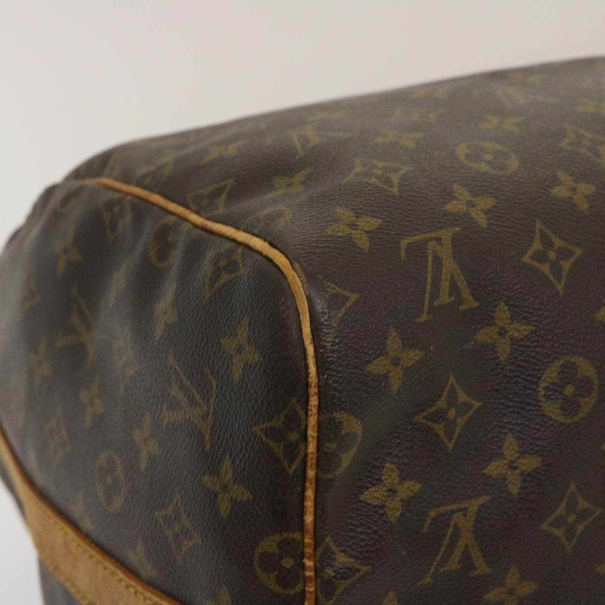 LOUIS VUITTON Monogram Keepall Bandouliere 55 Boston Bag M41414 LV Auth jk1278