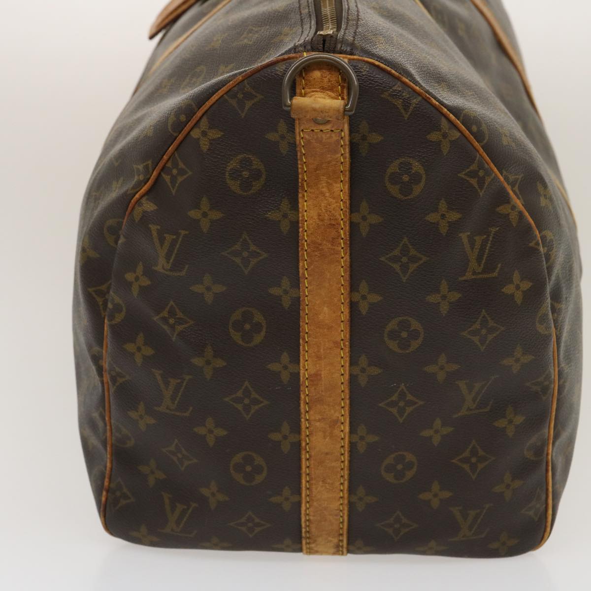 LOUIS VUITTON Monogram Keepall Bandouliere 55 Boston Bag M41414 LV Auth jk1278