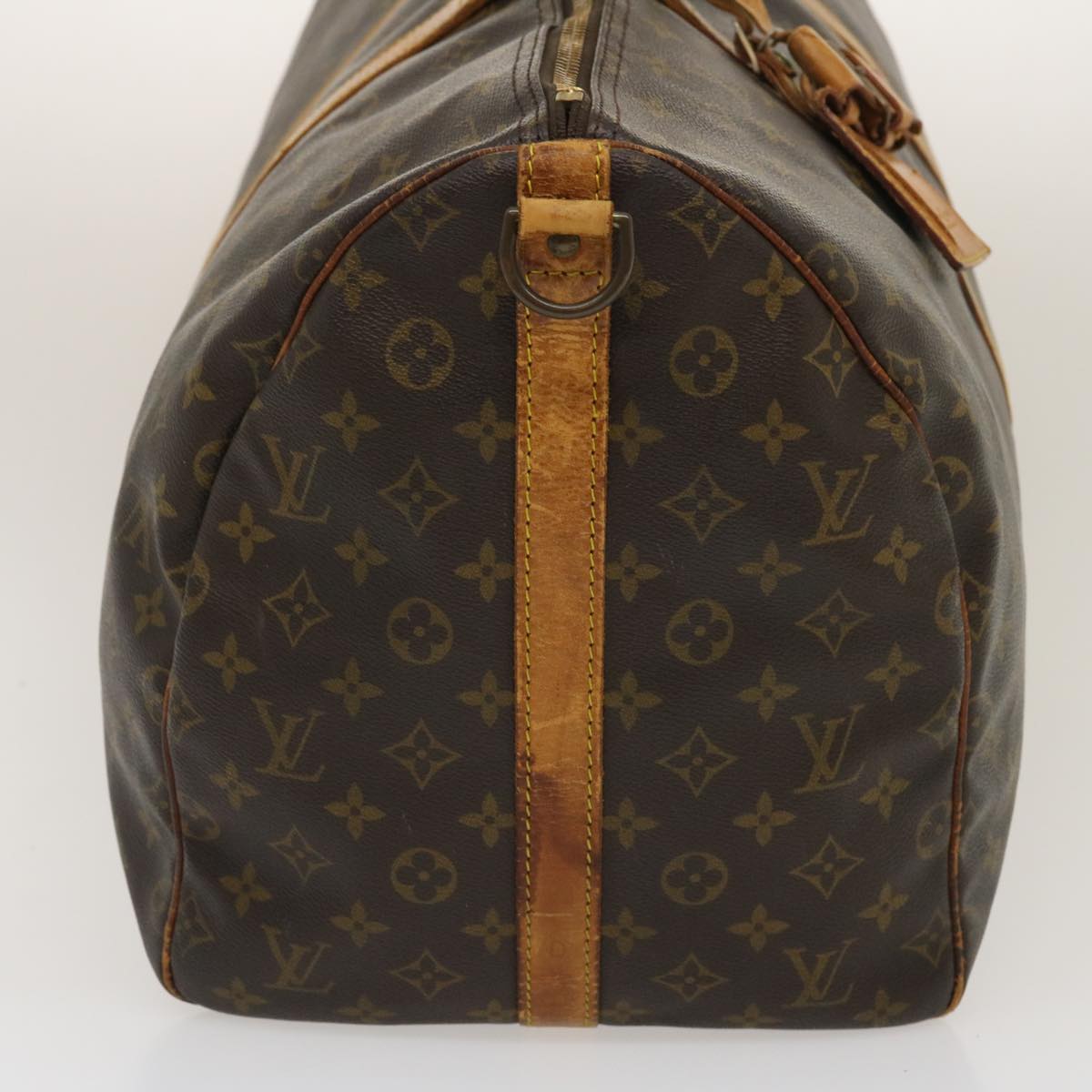 LOUIS VUITTON Monogram Keepall Bandouliere 55 Boston Bag M41414 LV Auth jk1278