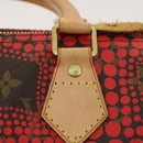 LOUIS VUITTON Monogram Dot Infinity Speedy 30 Kusama Red M40693 LV Auth jk1302A-23