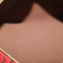 LOUIS VUITTON Monogram Dot Infinity Speedy 30 Kusama Red M40693 LV Auth jk1302A-10