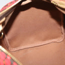 LOUIS VUITTON Monogram Dot Infinity Speedy 30 Kusama Red M40693 LV Auth jk1302A-26