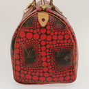 LOUIS VUITTON Monogram Dot Infinity Speedy 30 Kusama Red M40693 LV Auth jk1302A-3