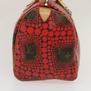 LOUIS VUITTON Monogram Dot Infinity Speedy 30 Kusama Red M40693 LV Auth jk1302A-4