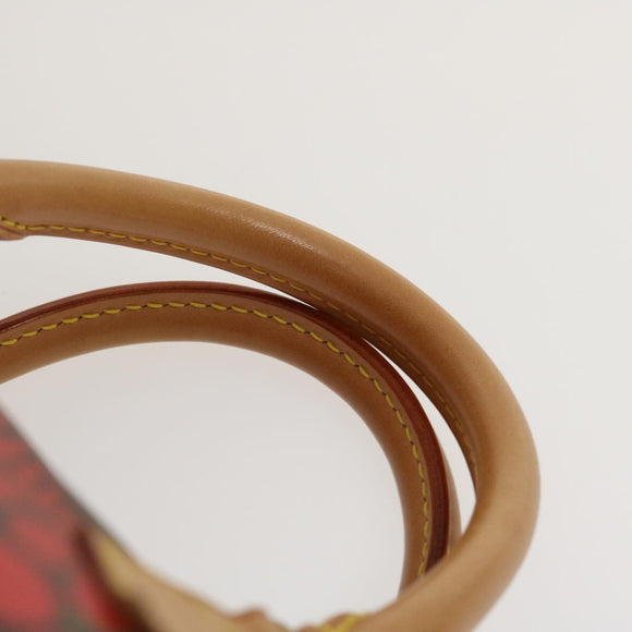 LOUIS VUITTON Monogram Dot Infinity Speedy 30 Kusama Red M40693 LV Auth jk1302A