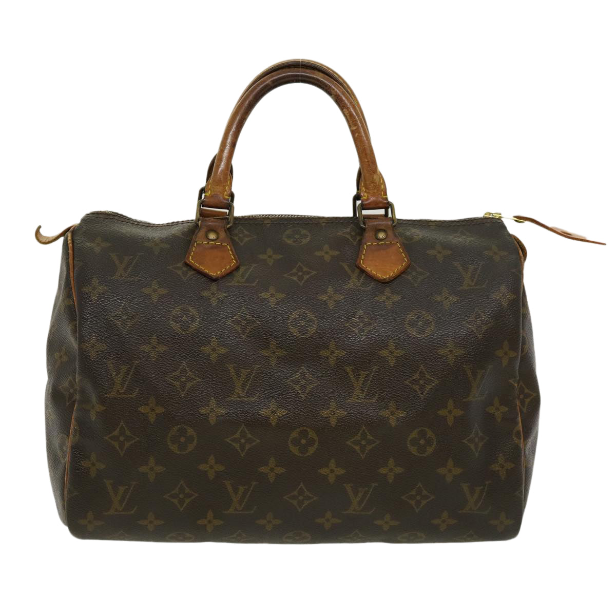 LOUIS VUITTON Monogram Speedy 30 Hand Bag M41526 LV Auth jk1345