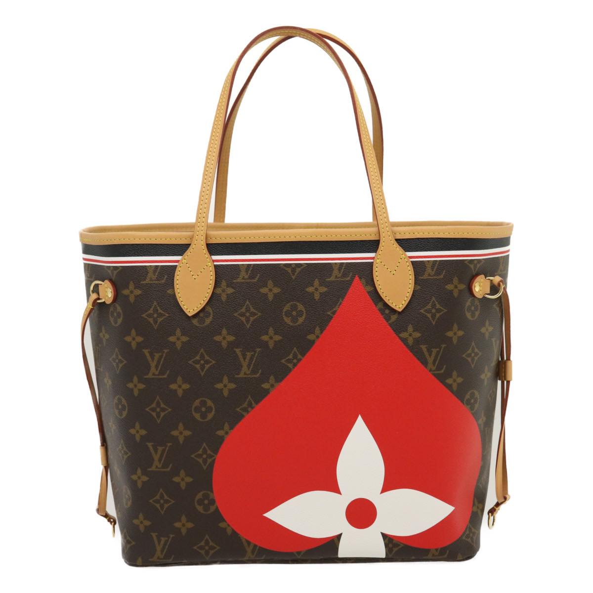 LOUIS VUITTON Monogram Game On Neverfull MM Tote Bag M57452 LV Auth jk1377A