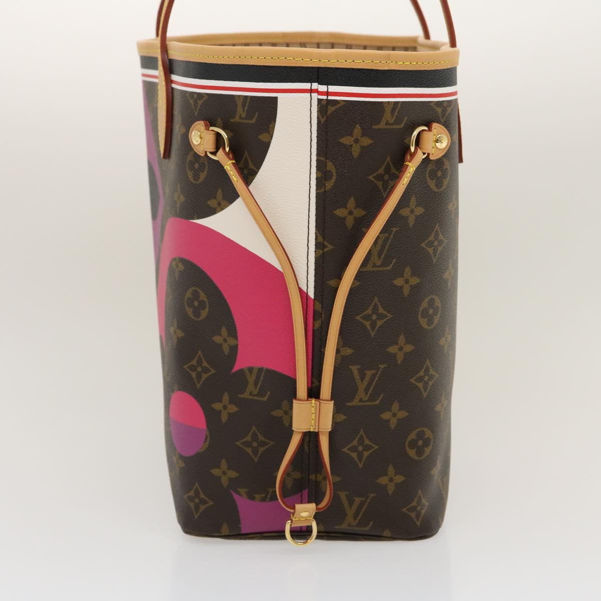 LOUIS VUITTON Monogram Game On Neverfull MM Tote Bag M57452 LV Auth jk1377A